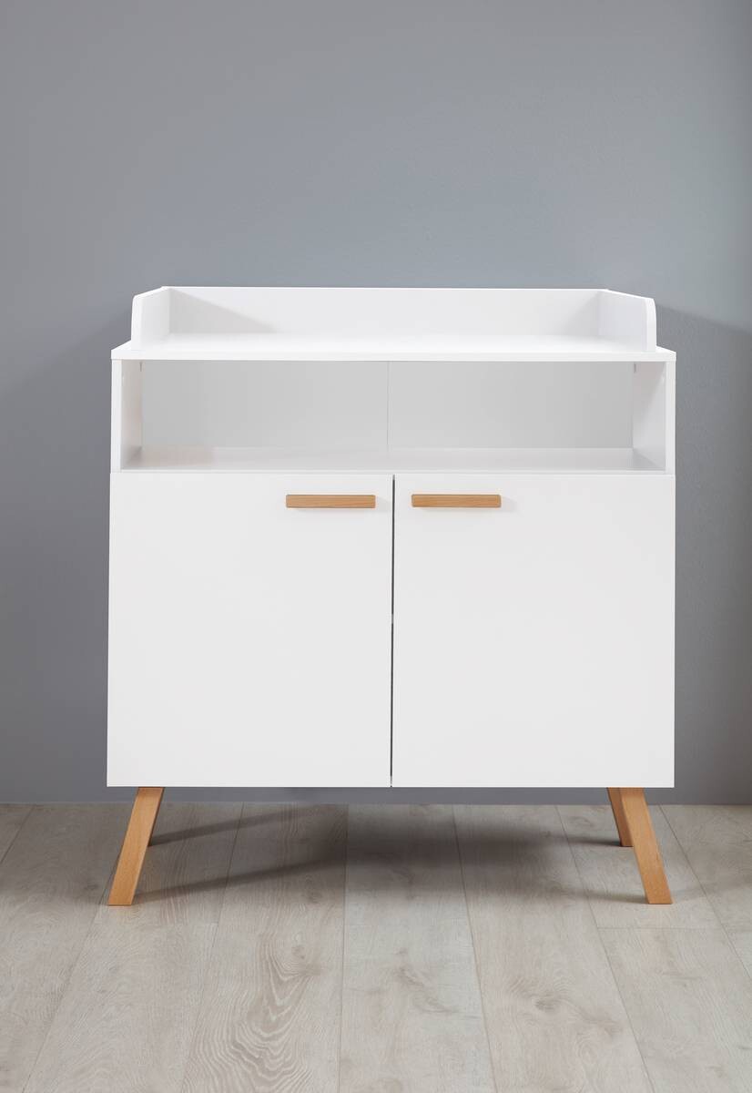 Wickelkommode Mats weiß B/H/T: ca. 96x105x78 cm