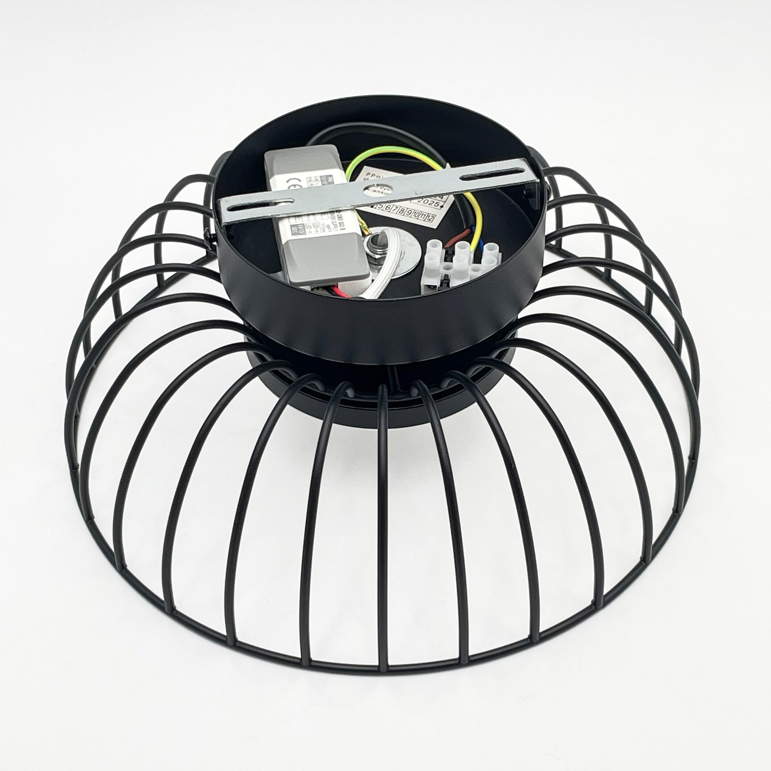 Lamkur Deckenleuchte schwarz Stahl B/H/L: ca. 27x27x17 cm