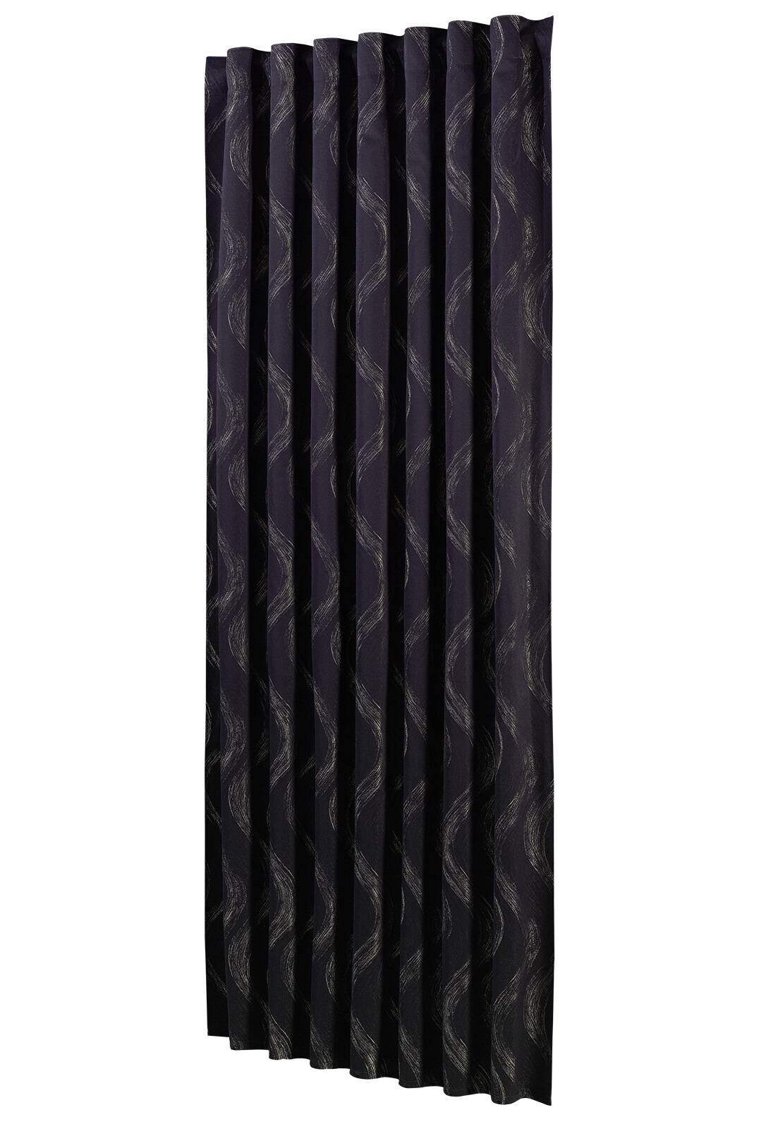 Kombivorhang Britta anthrazit B/L: ca. 140x245 cm