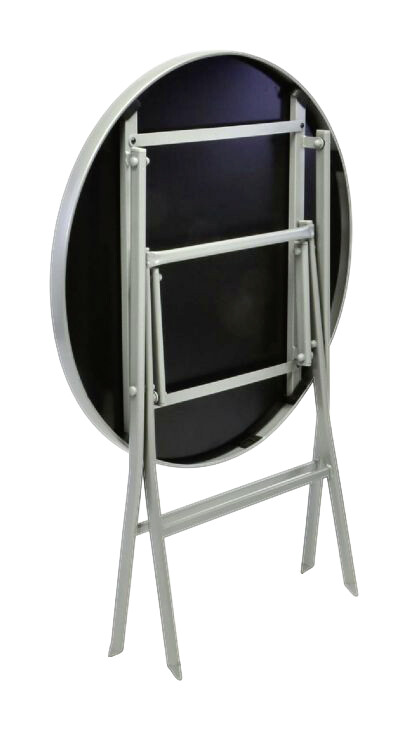 VCM Gartensitzgruppe schwarz Stahl B/H/T: ca. 56x105x65 cm