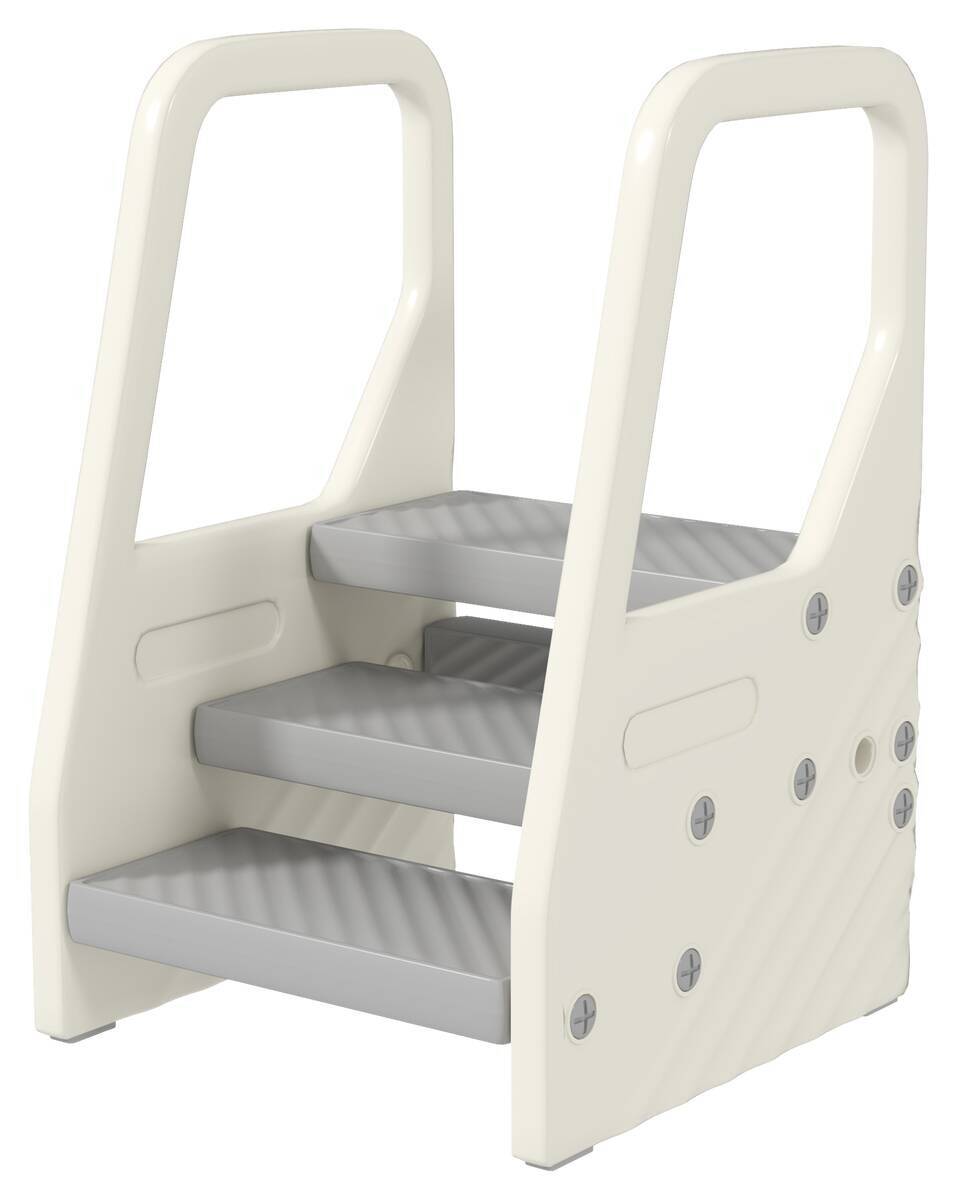 AIYAPLAY Kinder Tritthocker grau B/H/L: ca. 42x65,5x43 cm