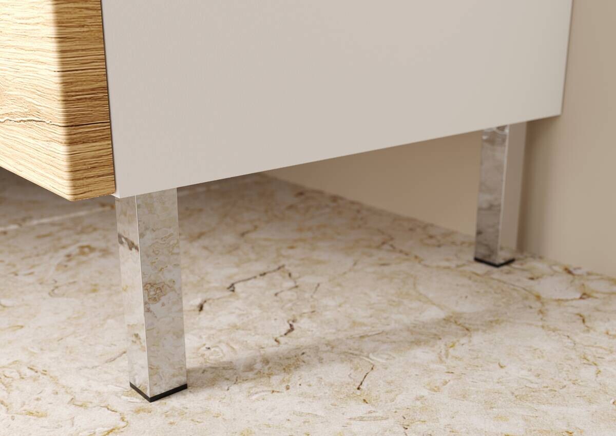 Kommode 4332-559 weiß Eiche Grand-Son Nachbildung B/H/T: ca. 60x97x34 cm