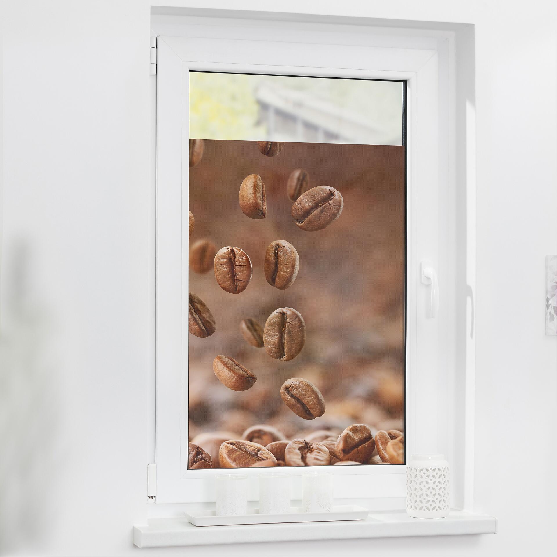 LICHTBLICK Fensterfolie Kaffee Kaffee Kaffee braun B/L: ca. 100x180 cm