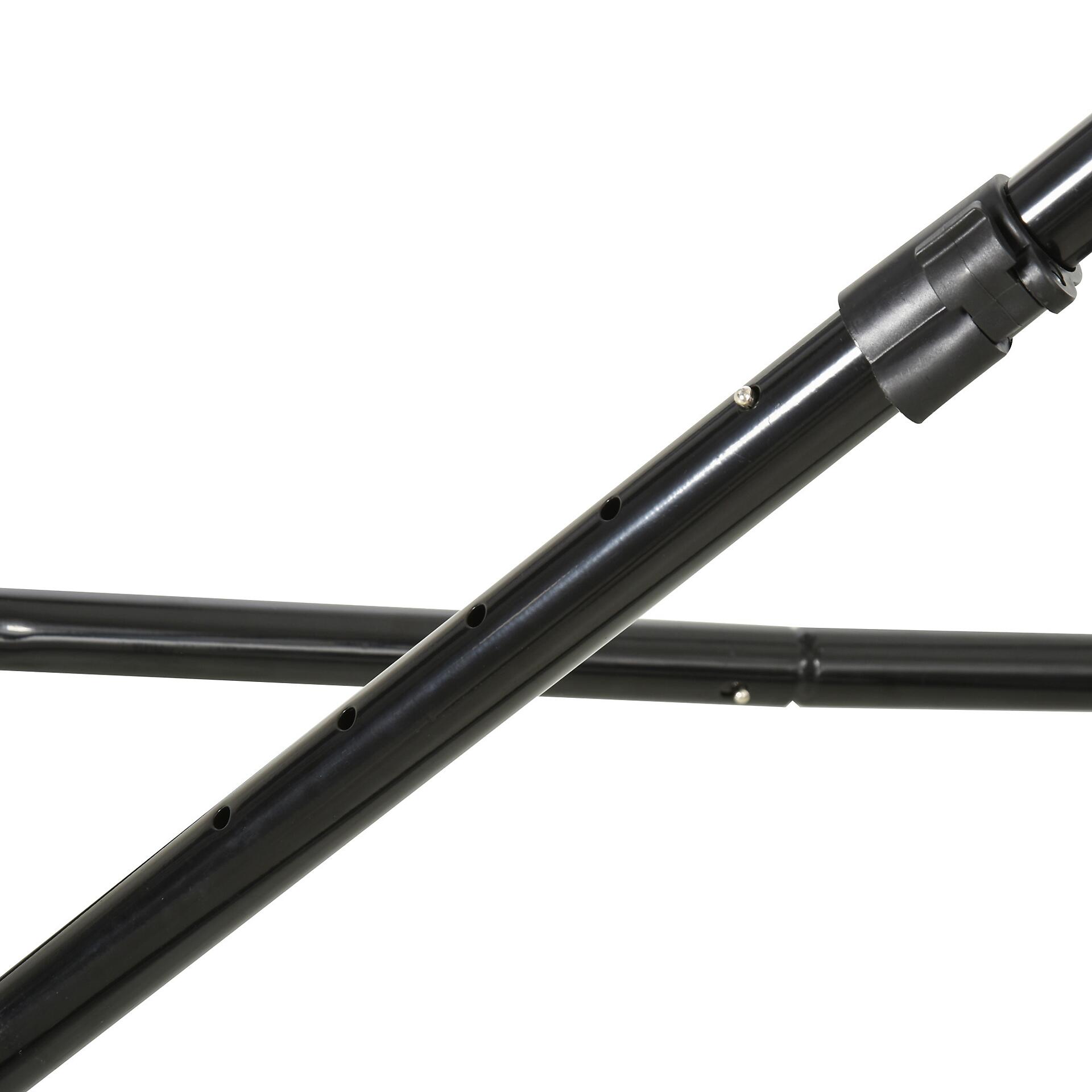 HOMCOM Rebounder schwarz B/H/T: ca. 84x84x11 cm