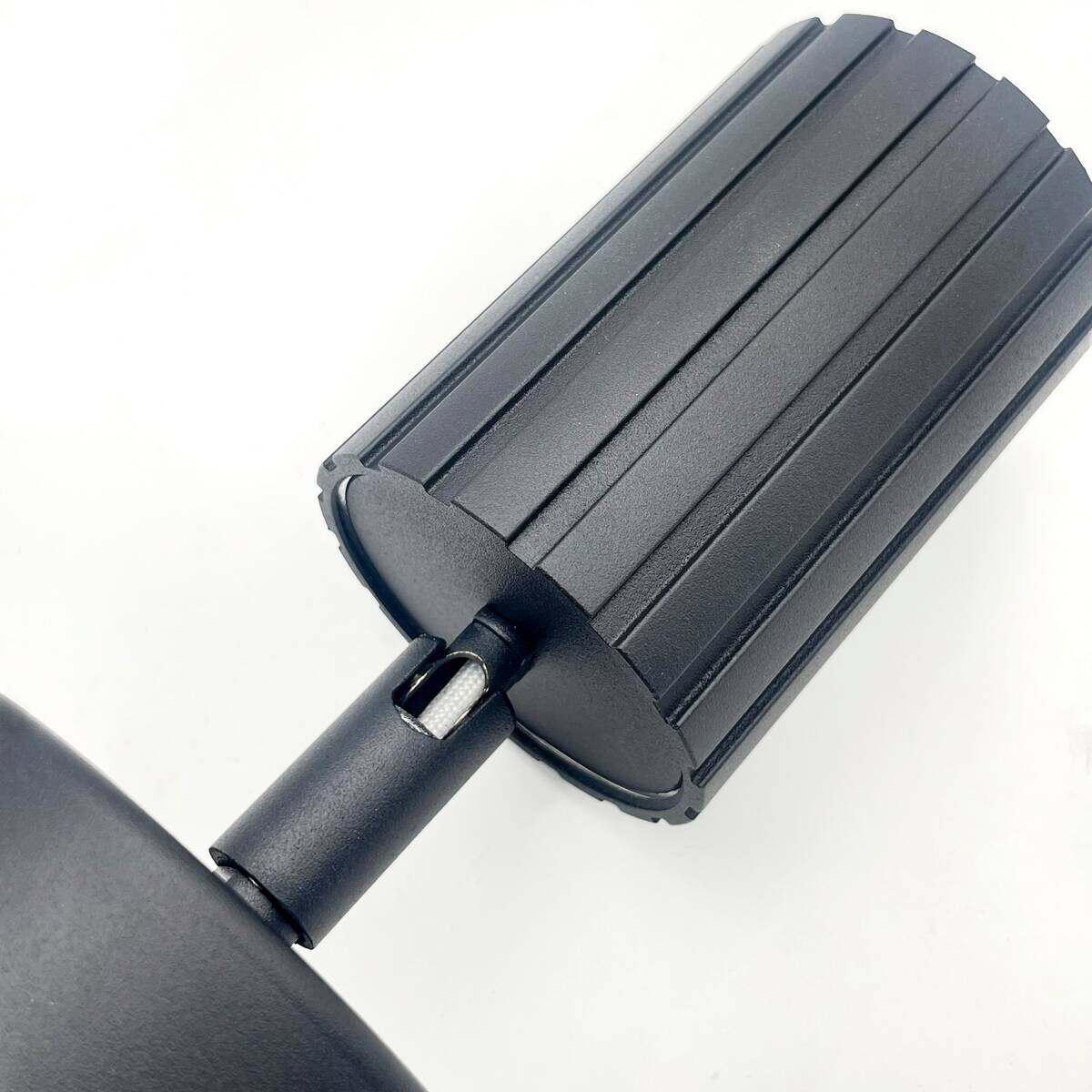 Lamkur Wandleuchte Prisma schwarz Stahl B/H/L: ca. 8x16x8 cm GU10 1 Brennstellen