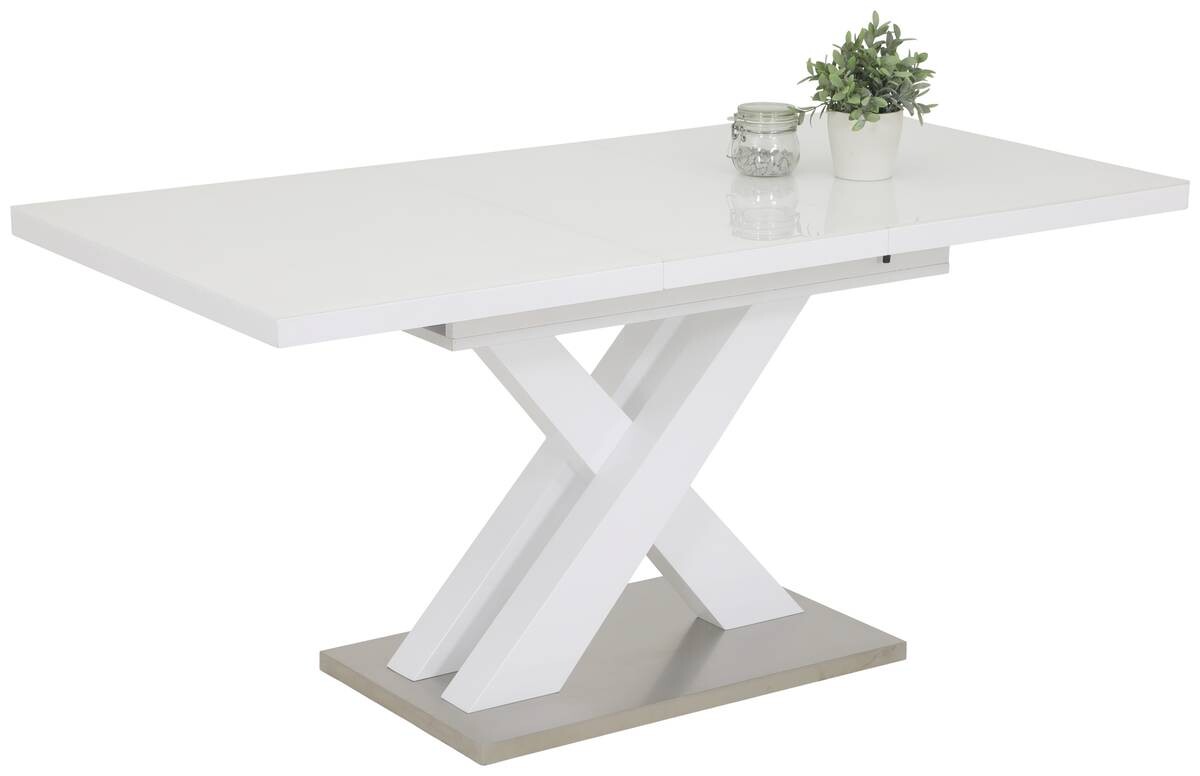 Esstisch Elvira weiß Hochglanz B/H/T: ca. 120x76x80 cm