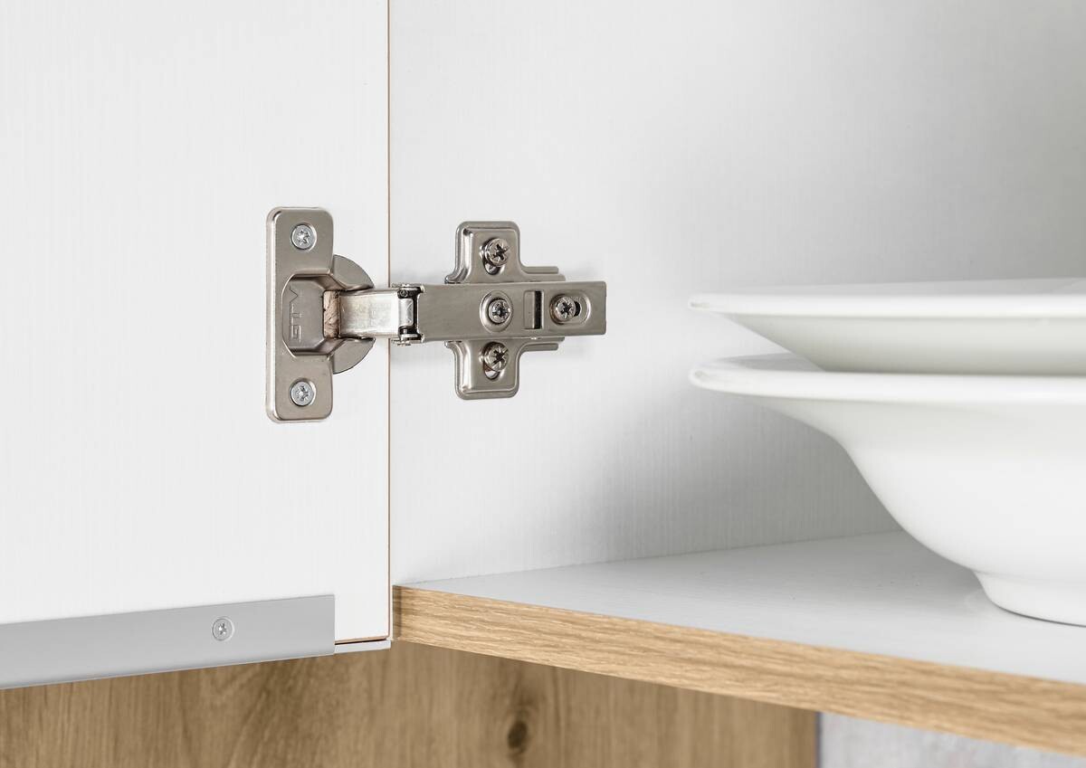 Respekta Küchenblock Marleen weiß Hochglanz B/H/T: ca. 310x211x60 cm