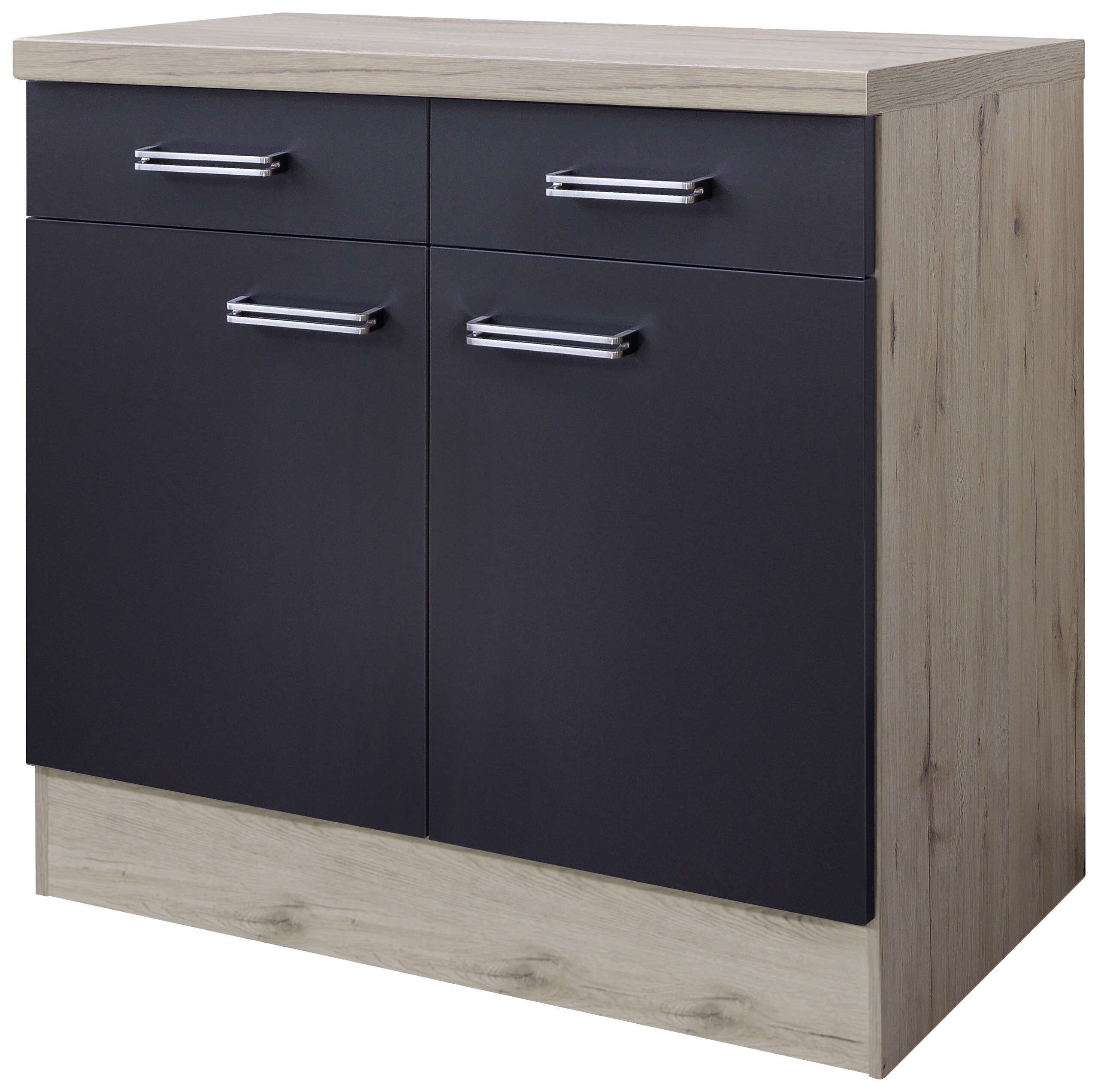 Unterschrank Elva anthrazit B/H/T: ca. 80x86x60 cm Unterschrank Elva anthrazit B/H/T: ca. 80x86x60 cm