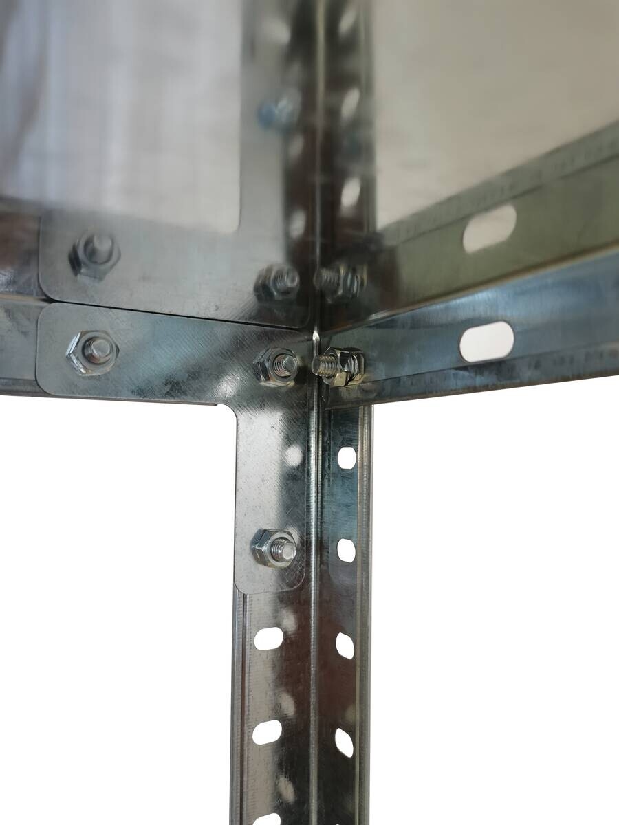 Schraubregal verzinkt B/H/T: ca. 75x150x30 cm