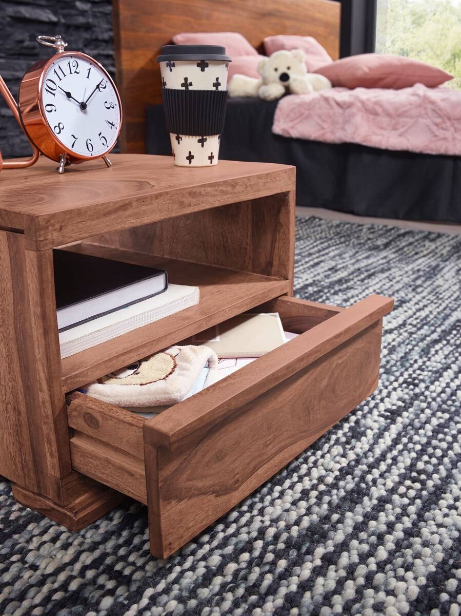 Nachtkonsole braun B/H/T: ca. 40x30x40 cm