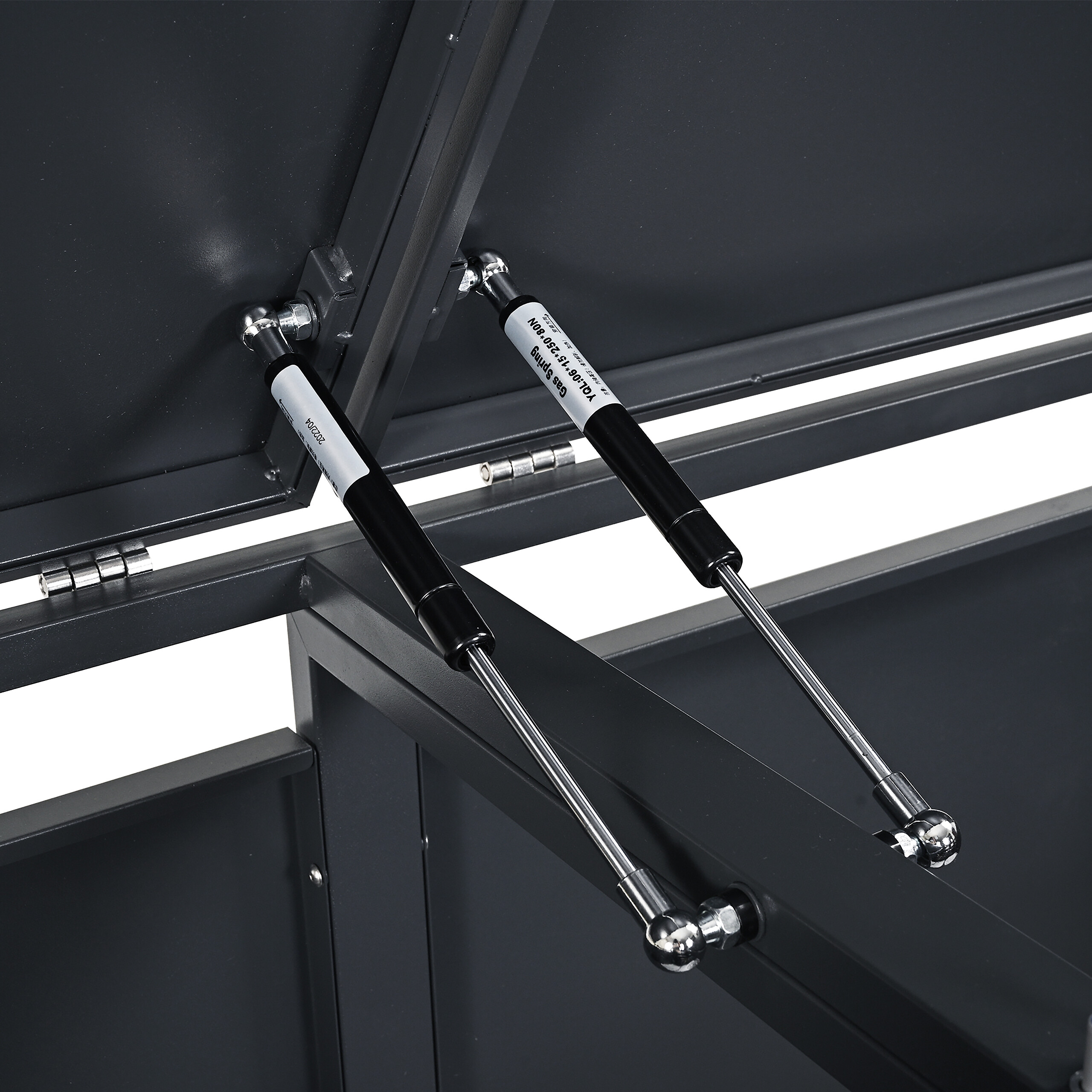 Westmann Mülltonnenbox Varius Holzoptik B/H/L: ca. 265x116x80 cm