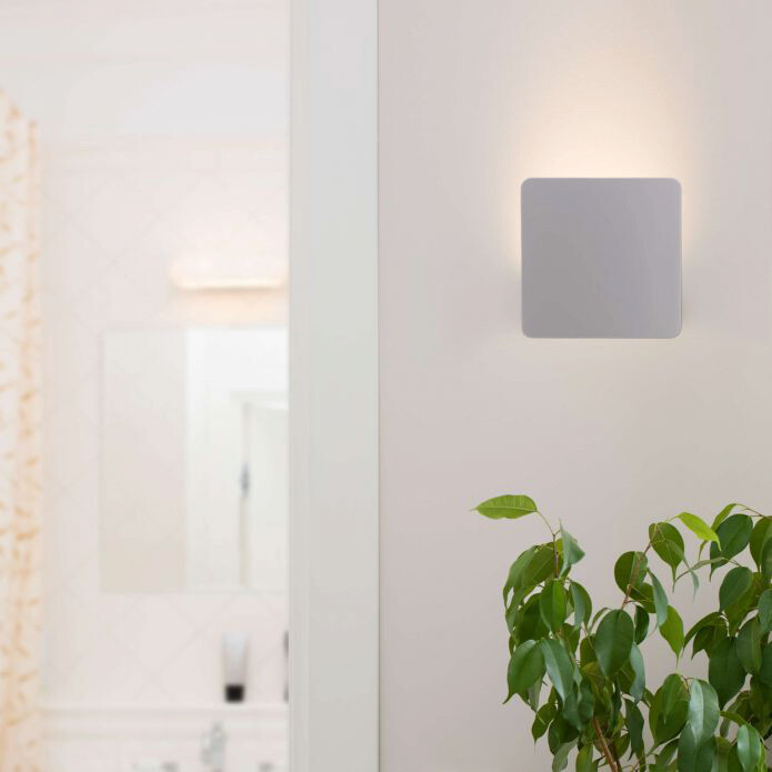 Näve Leuchten LED Wandleuchte NV1154559 silber Aluminium B/H/T: ca. 14x6x14 cm 1 Brennstellen