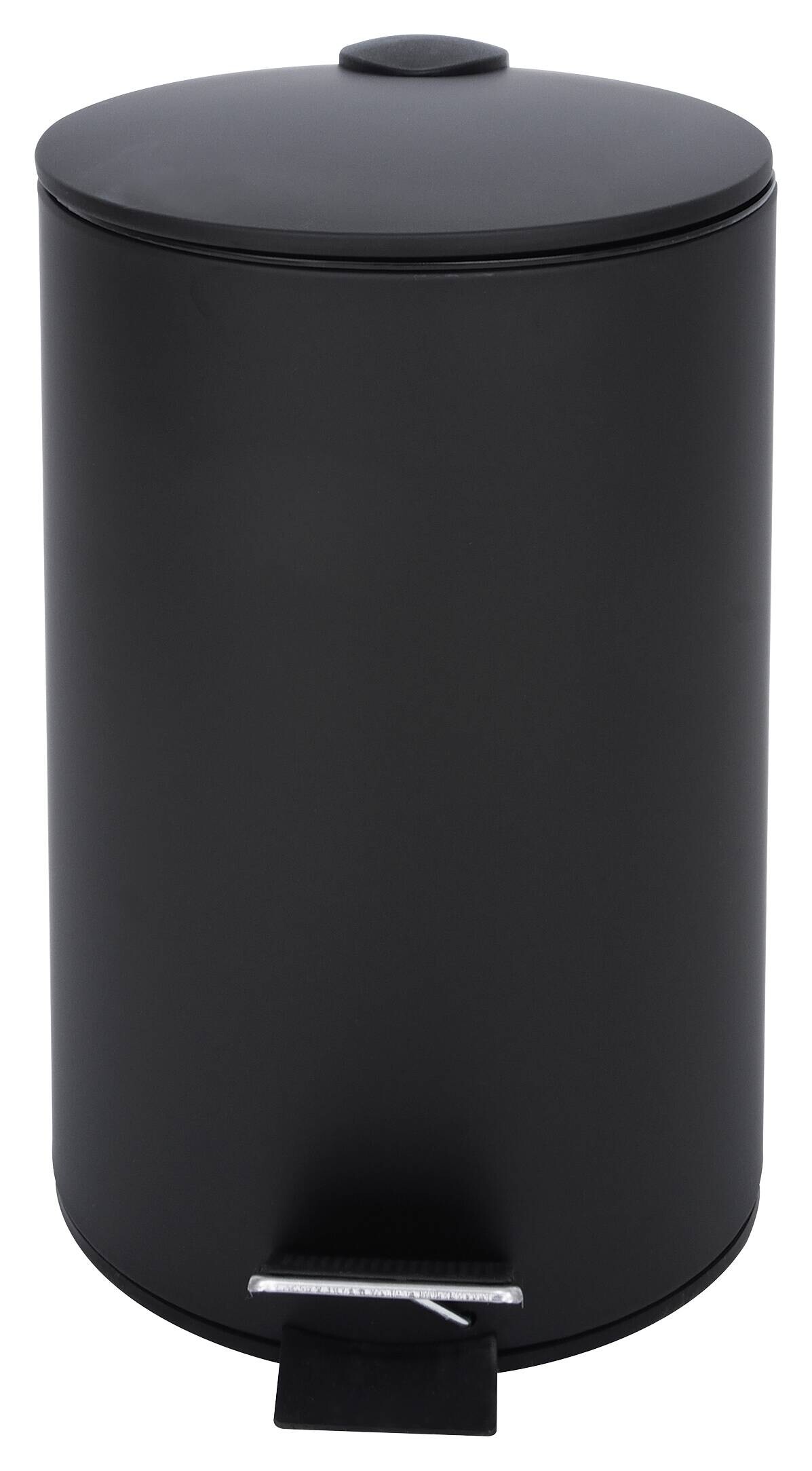 POCOline Treteimer mattschwarz Edelstahl