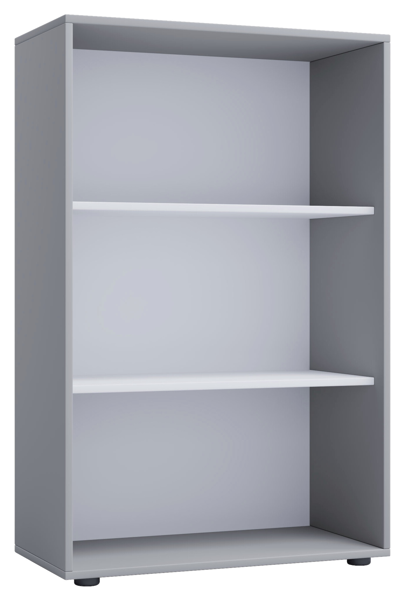 Regal Lona XL ohne Türen grau weiß B/H/T: ca. 70x110x37 cm