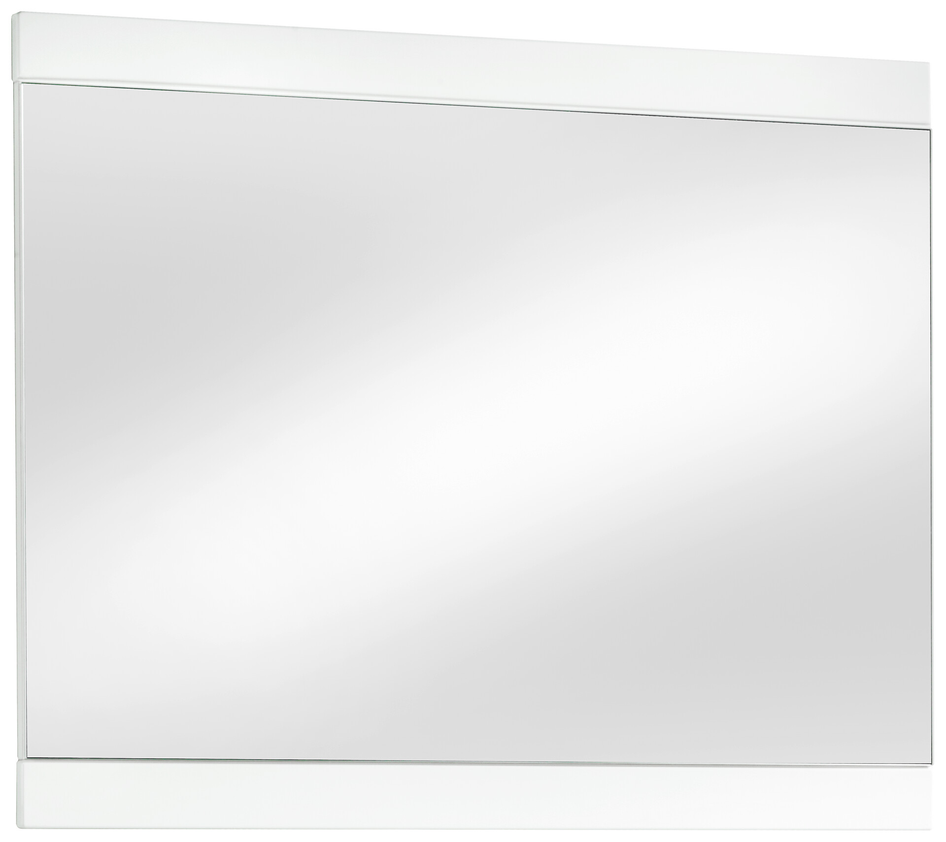 Wandspiegel Atlanta weiß Hochglanz B/H/T: ca. 90x73x2 cm
