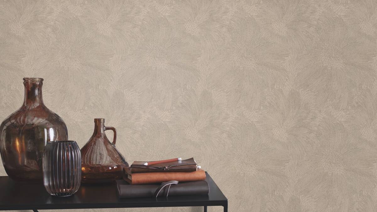 Rasch Vliestapete Struktur beige B/L: ca. 53x1005 cm