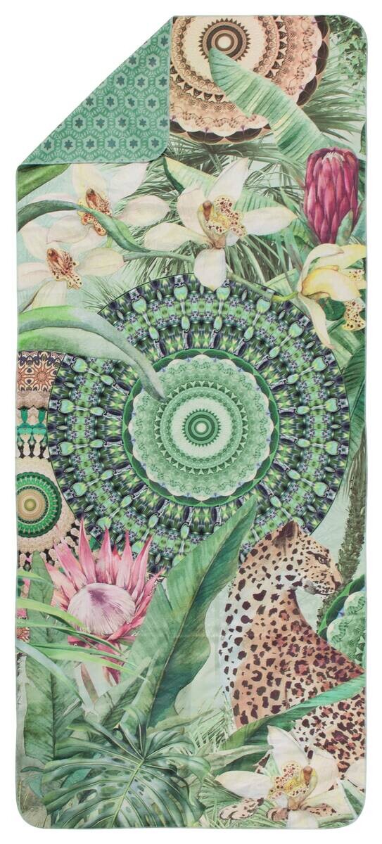 HIP Strandtuch Abhita grün Polyester B/L: ca. 75x180 cm