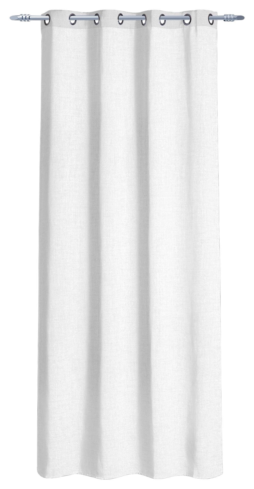 POCOline Ösenvorhang Cleo weiß B/L: ca. 140x240 cm