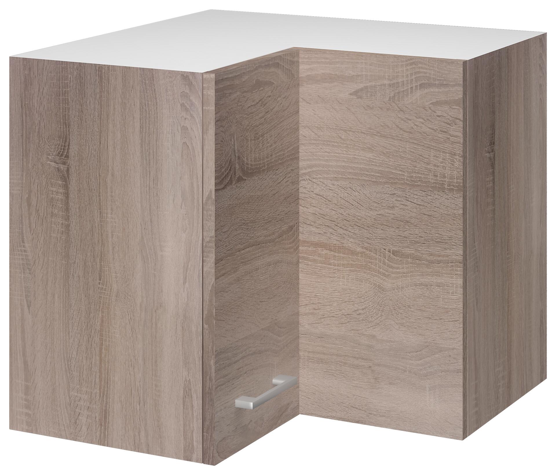 Eckhängeschrank Samoa weiß Eiche Nachbildung B/H/T: ca. 60x54,8x32 cm