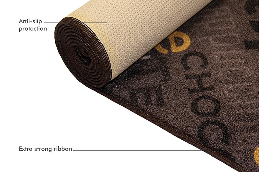 Küchenläufer Cappuccino braun B/L: ca. 67x180 cm