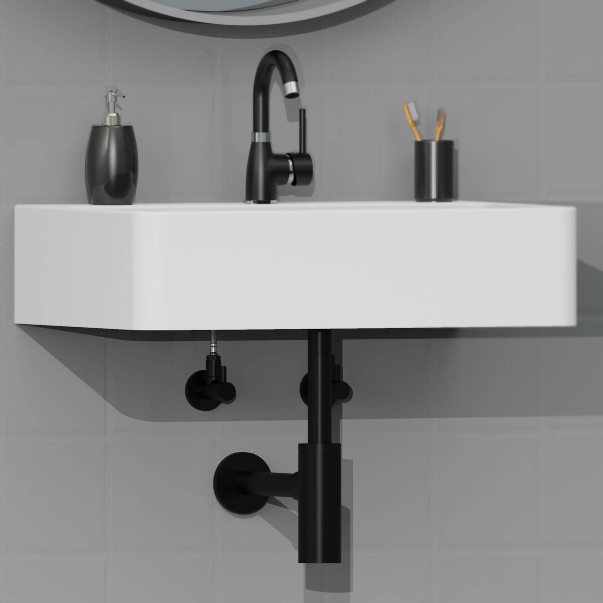 Eisl Design-Siphon schwarz