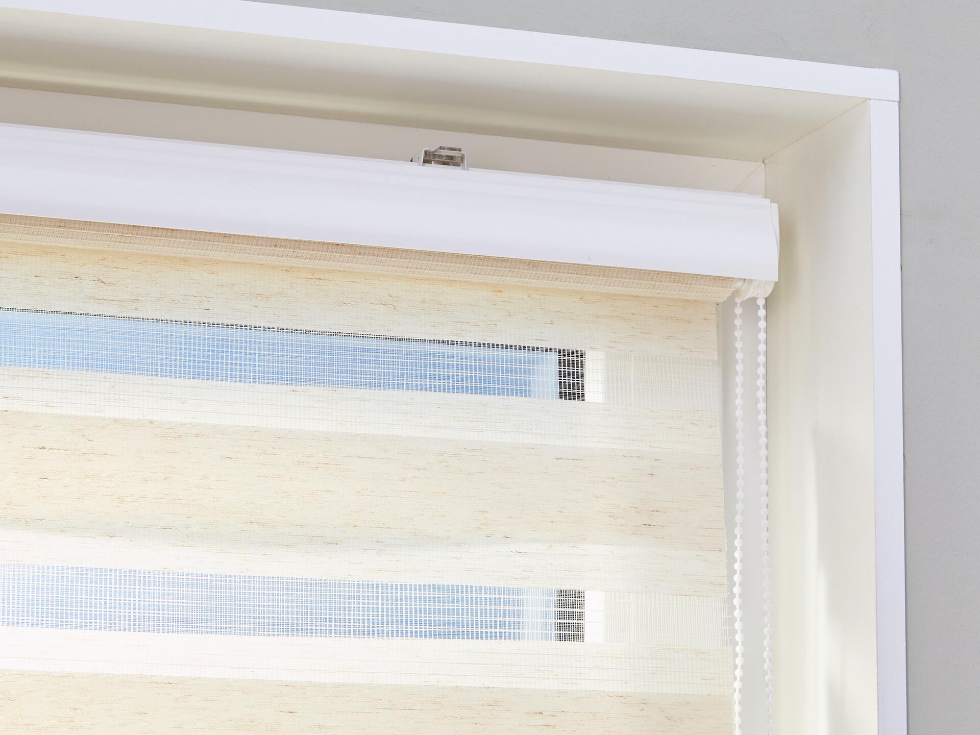 POCOline Doppelrollo mit Blende Easy-Fix natur B/L: ca. 100x160 cm
