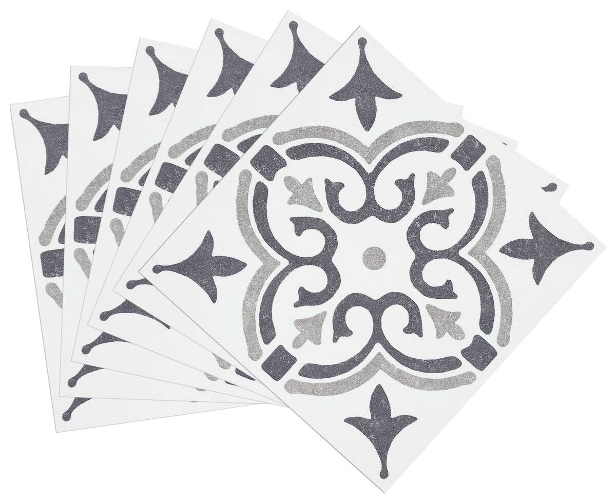 d-c-fix Wandfliese selbstklebend grau B/L: ca. 15,25x15,25 cm