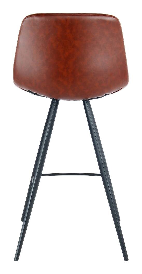 Barhocker Samantha 300 2er dunkelbraun Kunstleder B/H/T: ca. 47,5x102x56,5 cm