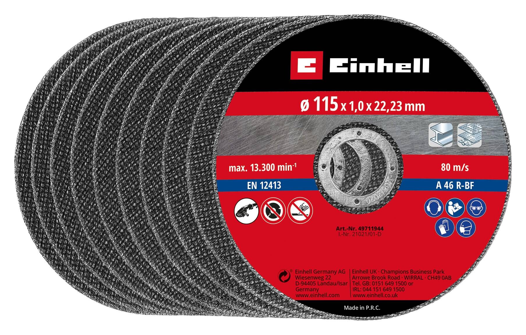 Einhell Trennscheiben 10 tlg.