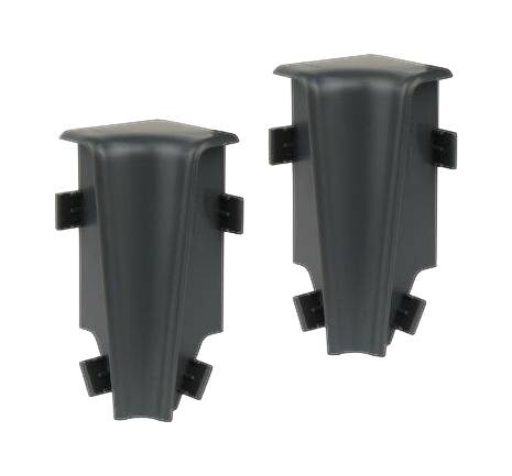 POCOline Innenecke anthrazit L/B/H: ca. 2,8x2,8x5,89 cm