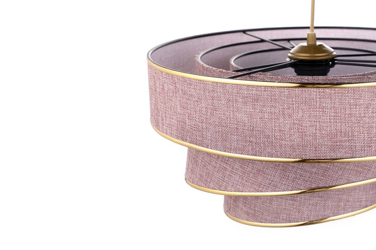 Opviq Pendelleuchte Couper gold B/H/T/L/D: ca. 40x72x40x40x40 cm E27 1 Brennstellen