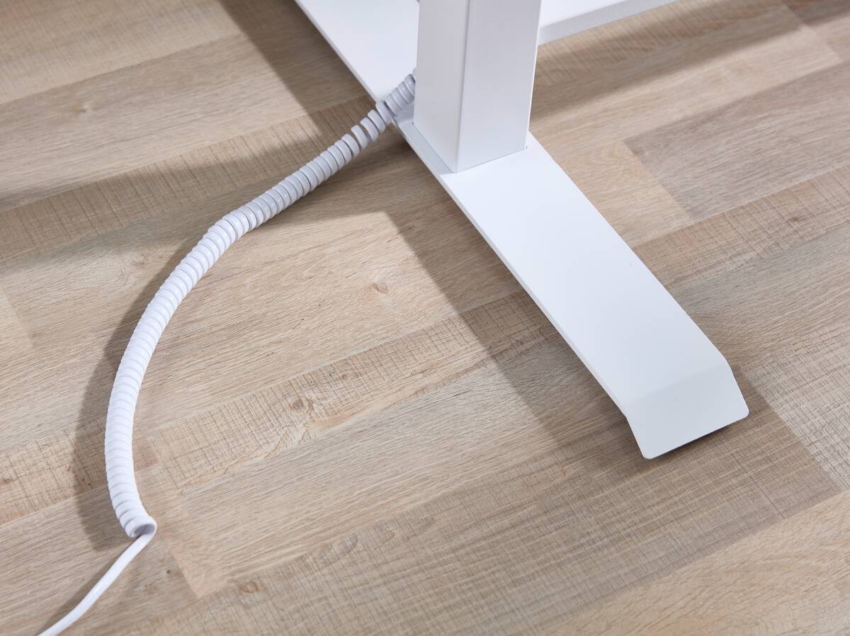 höhenverstellbarer Schreibtisch Lift4Home weiß B/H/T: ca. 120x72x60 cm