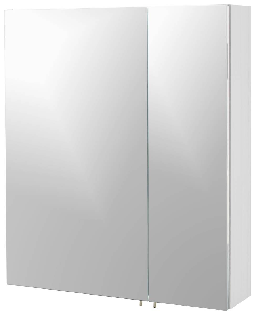 Spiegelschrank Lorenz weiß glanz B/H/T: ca. 60x70,7x16 cm Spiegelschrank Lorenz weiß glanz B/H/T: ca. 60x70,7x16 cm