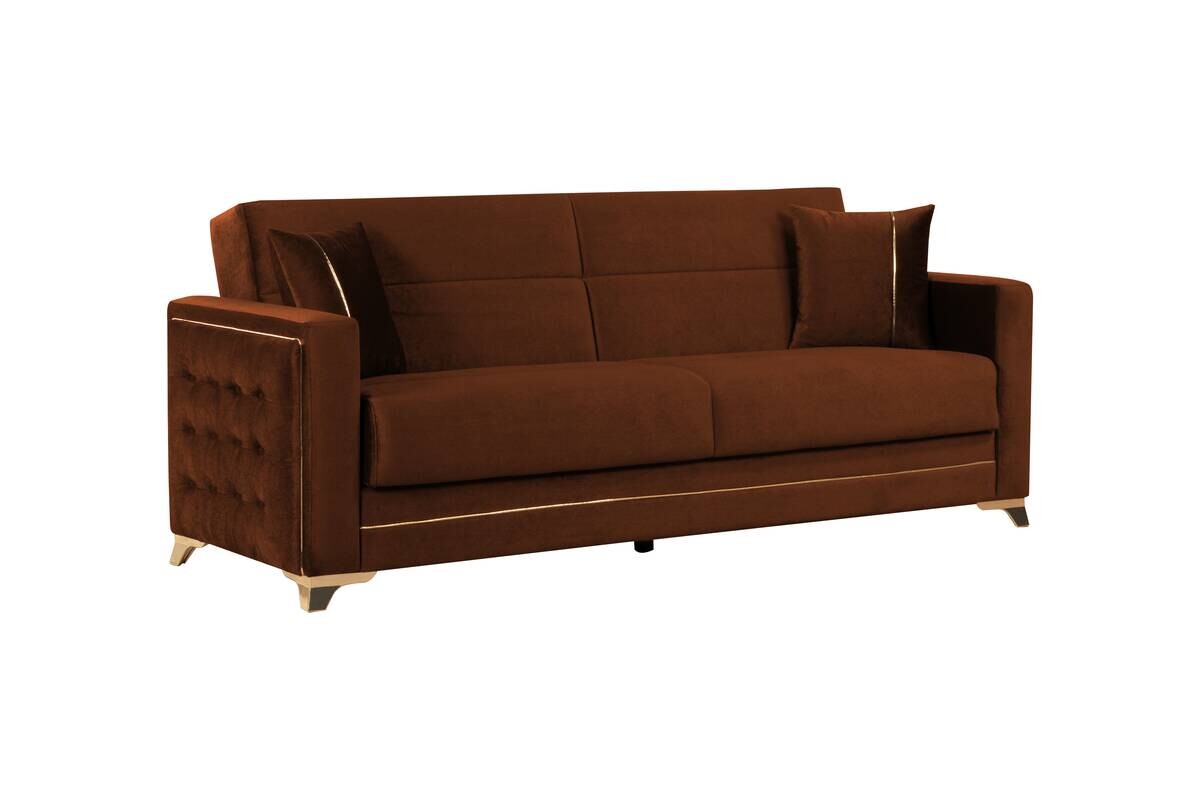Sofa 3-2-1 Cavana zimtbraun Microfaser