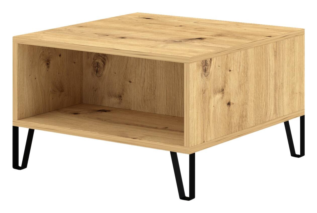 WIPMEB Couchtisch BILBAO Eiche Artisan B/H/T: ca. 60x37x60 cm