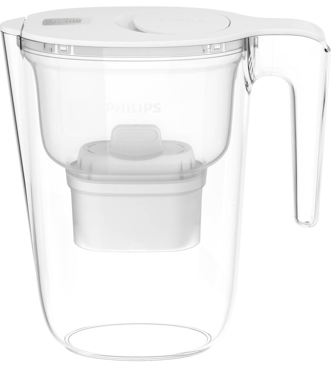 Wasserfilter-Kanne transparent Kunststoff B/H/T: ca. 12x27x25 cm