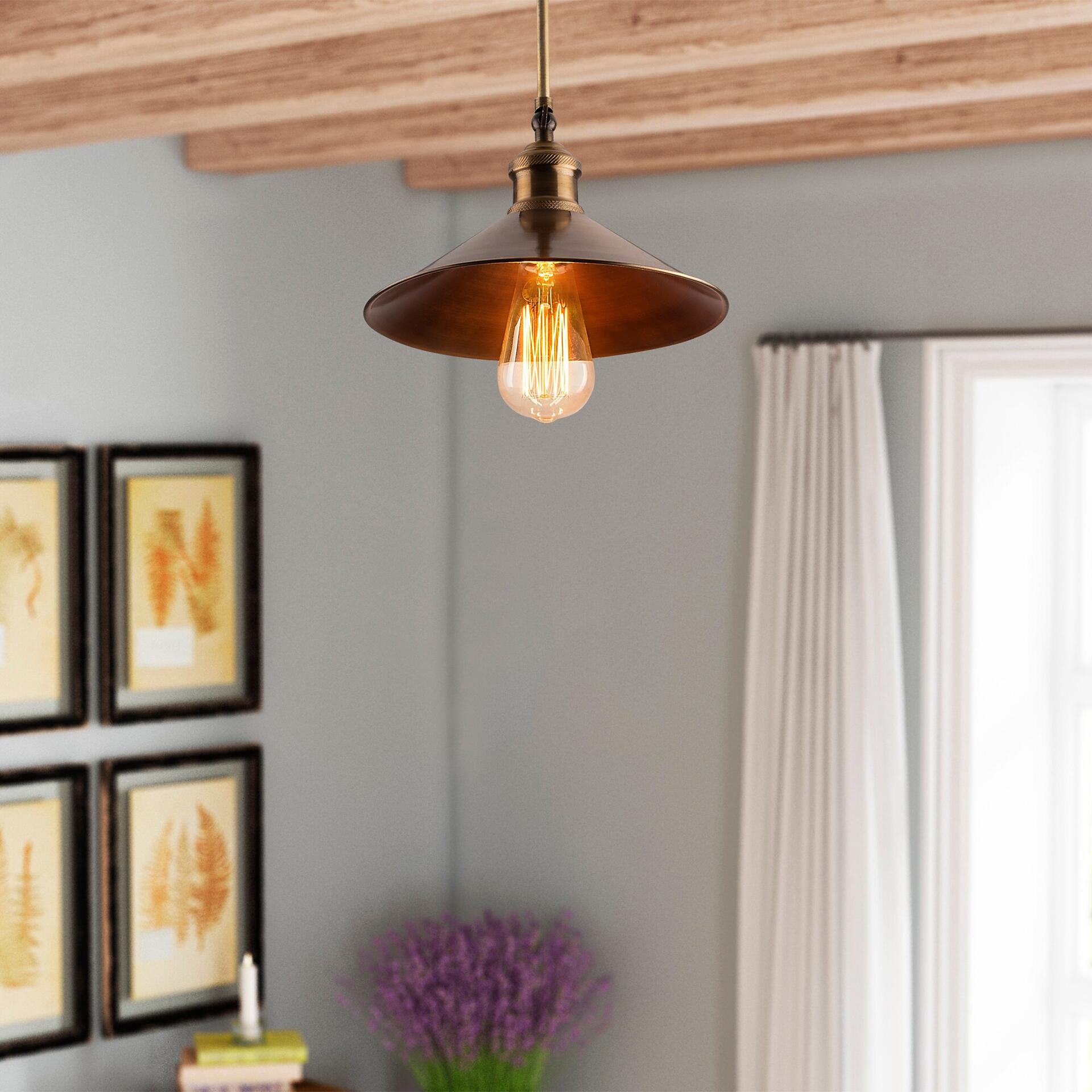 Opviq Pendelleuchte Berceste Metall B/H/T/L/D: ca. 24x31x24x24x24 cm E27 1 Brennstellen