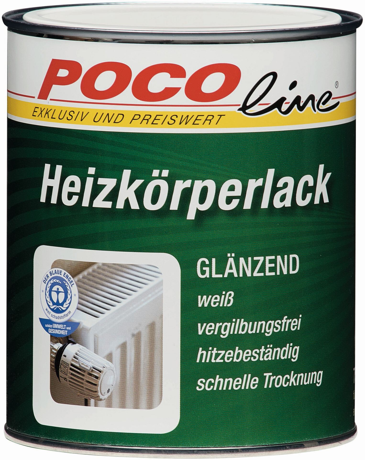 POCOline Acryl Heizkörperlack weiß glänzend ca. 0,25 l