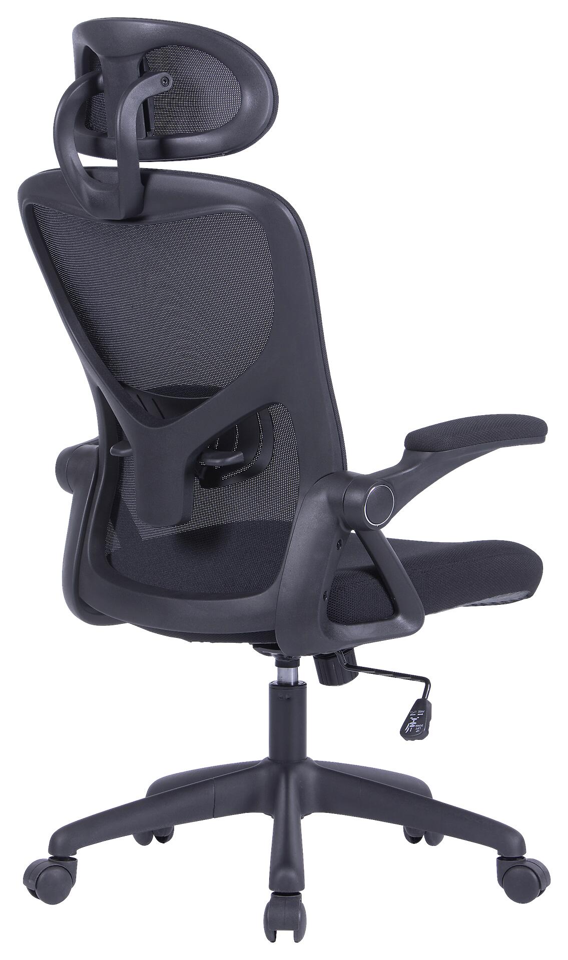 Chefsessel FLEX schwarz schwarz schwarz Webstoff Netzstoff Kunststoff