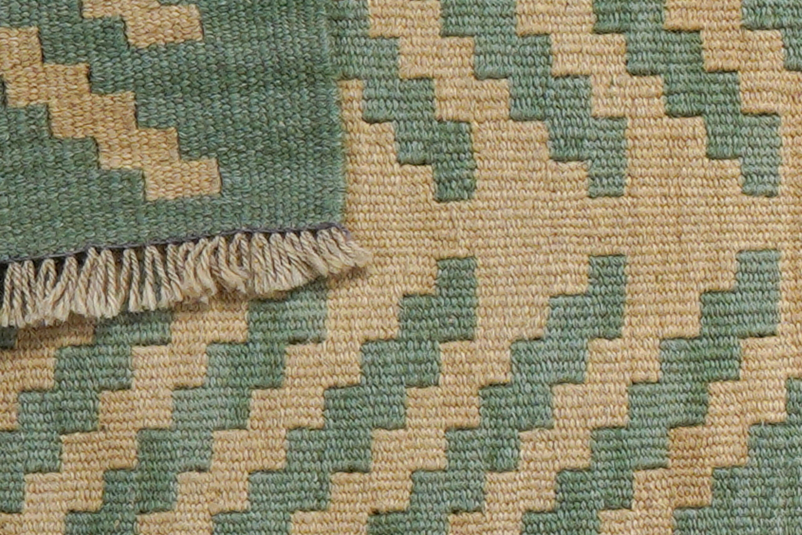 PersaTepp Teppich Kelim Gashgai grün B/H/L: ca. 57x1x190 cm