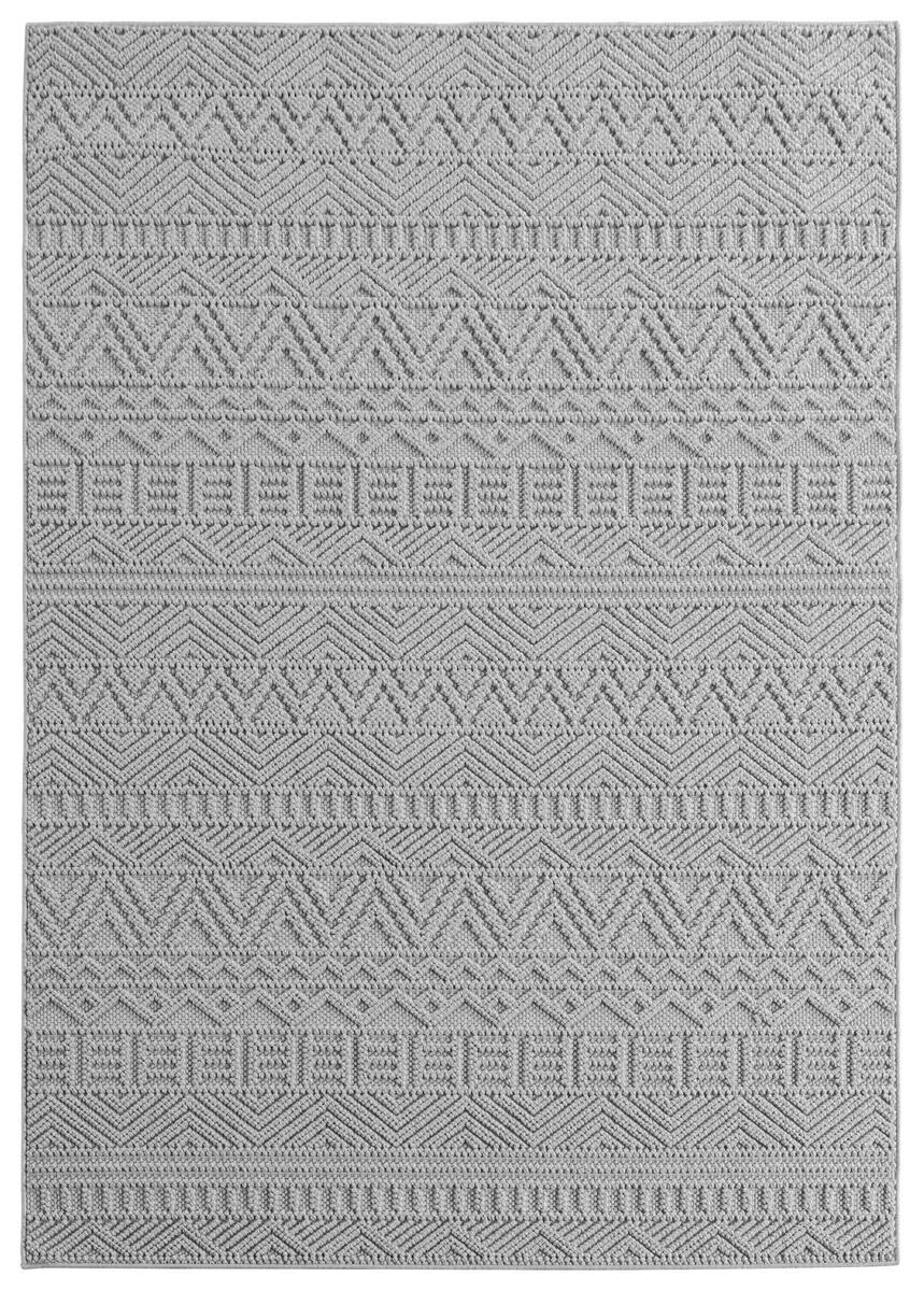 Ayyildiz Kurzflorteppich HELIX silber B/H/L: ca. 80x0,7x250 cm