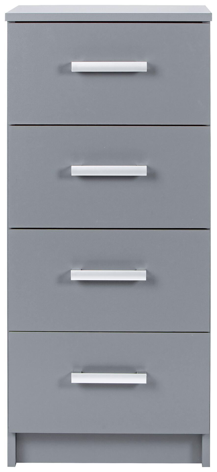 Kommode Elenzio Grafitgrau Optik B/H/T: ca. 41,2x91x40 cm