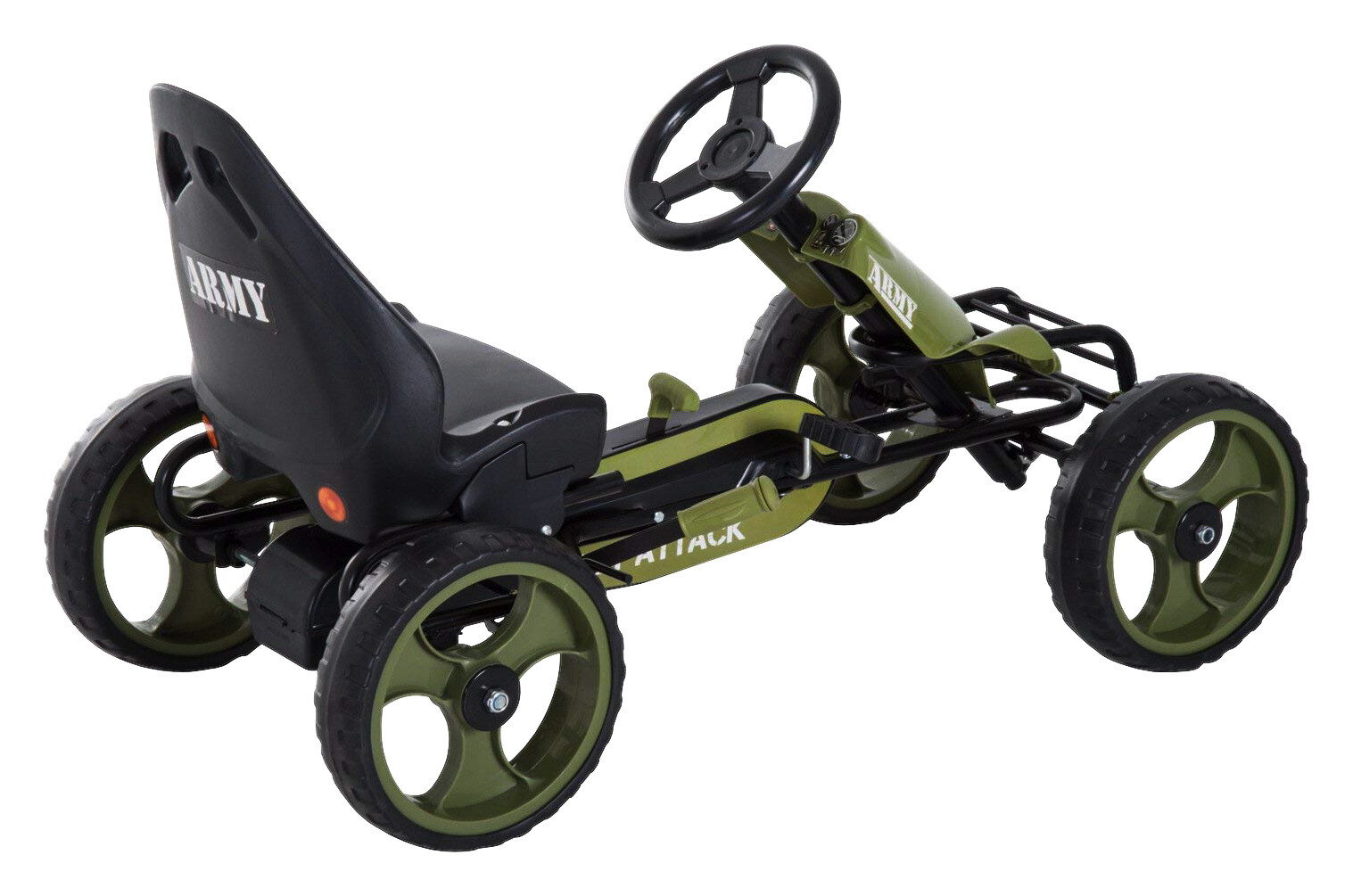 HOMCOM Go Kart schwarz B/H/L: ca. 54x61x105 cm