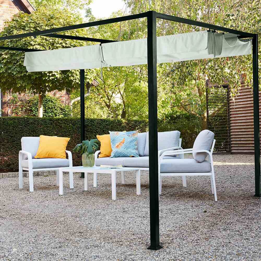Gardamo Pavillon SKY grau Aluminium