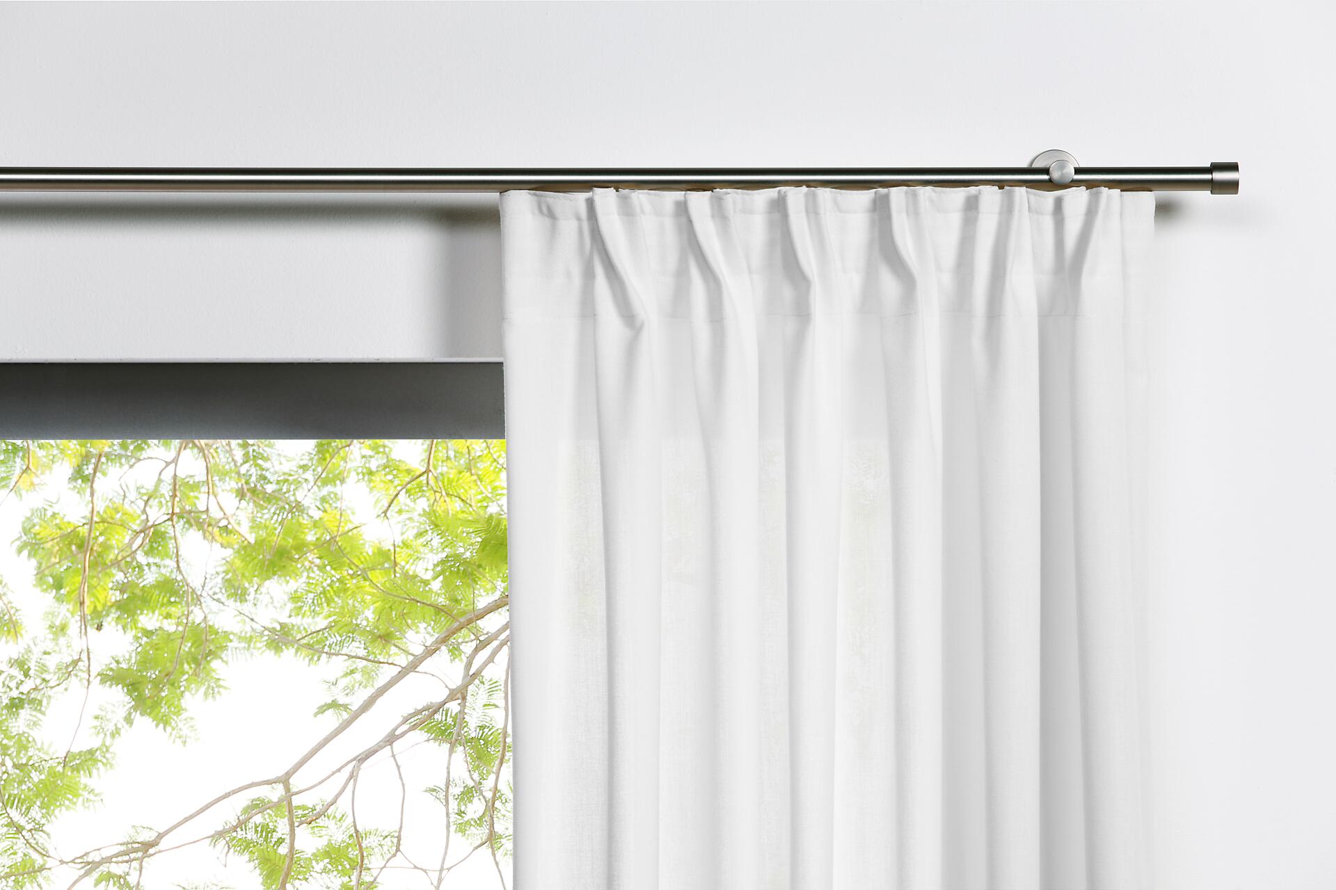 Kombivorhang 2er Pack Mood weiß B/L: ca. 135x245 cm