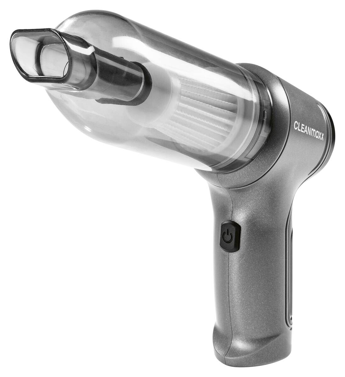 CLEANmaxx Akku-Handstaubsauger anthrazit schwarz B/H/L: ca. 17x7x23,5 cm