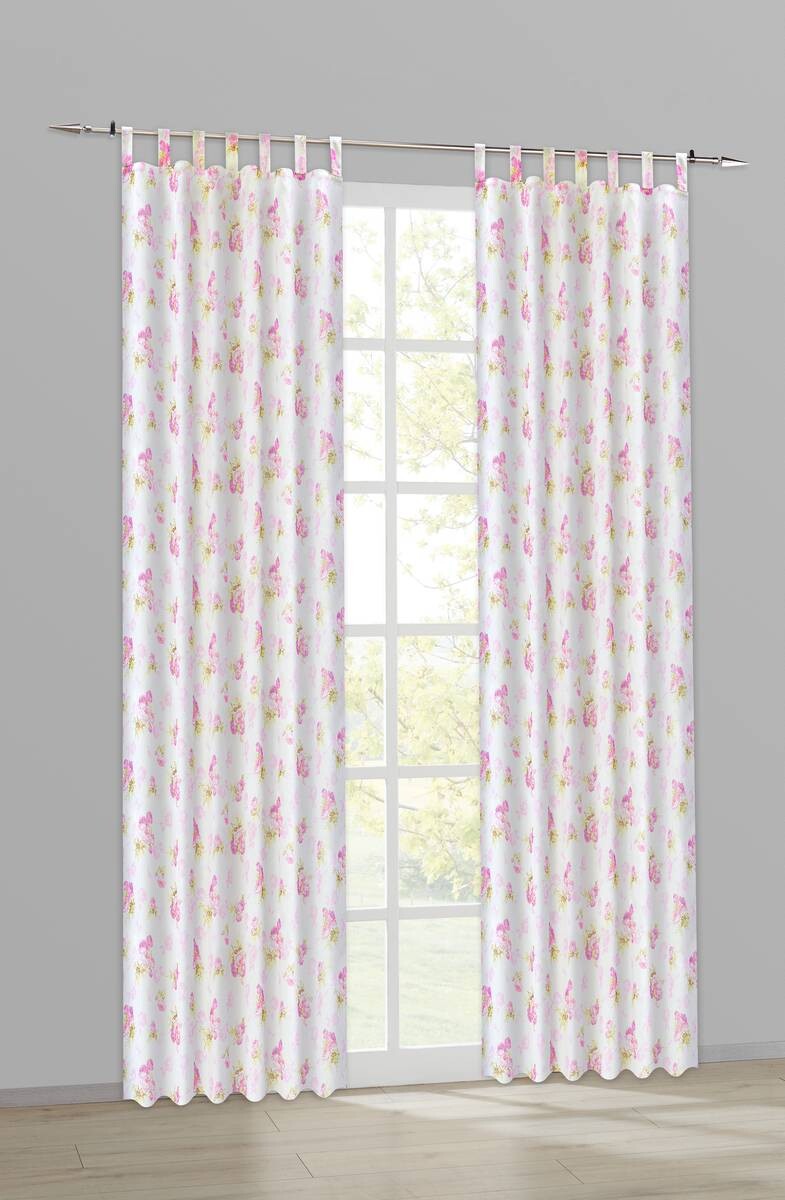 POCOline Kombivorhang Rosemarie-II rosé B/L: ca. 135x245 cm