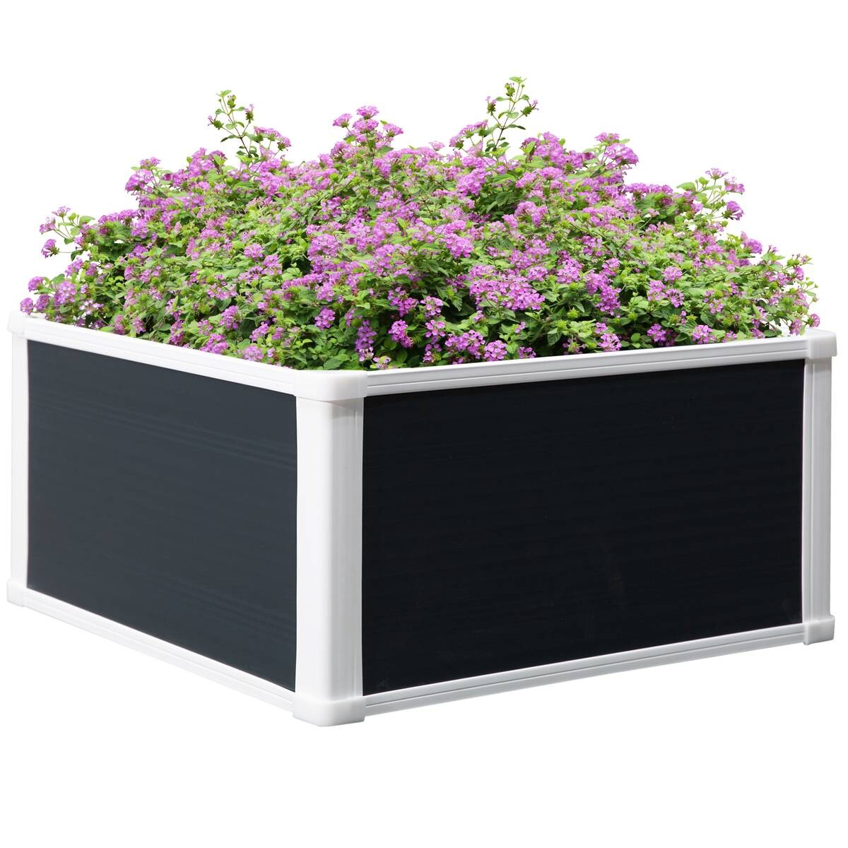 Outsunny Hochbeet grau B/H/L: ca. 60x30x60 cm