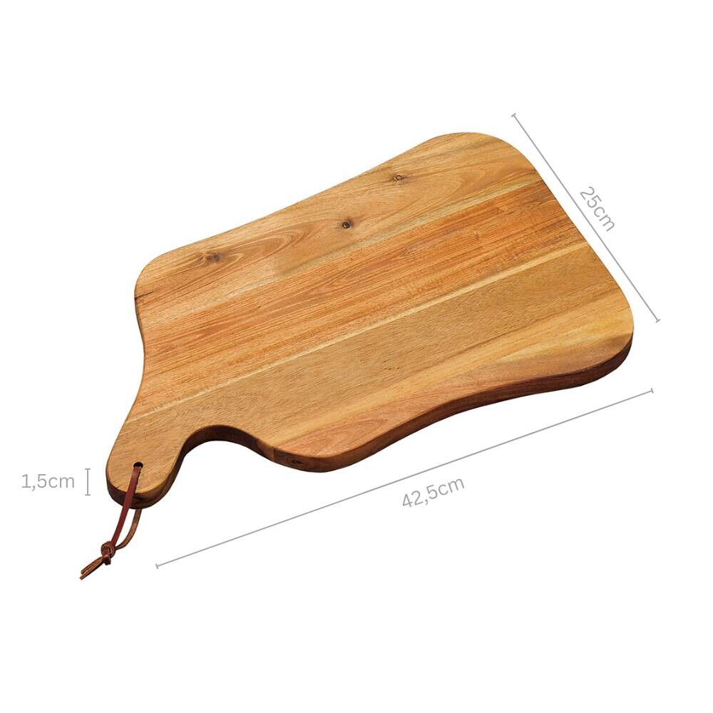 Kesper Tranchierbrett braun Akazie B/H/L: ca. 25x42,5x15 cm