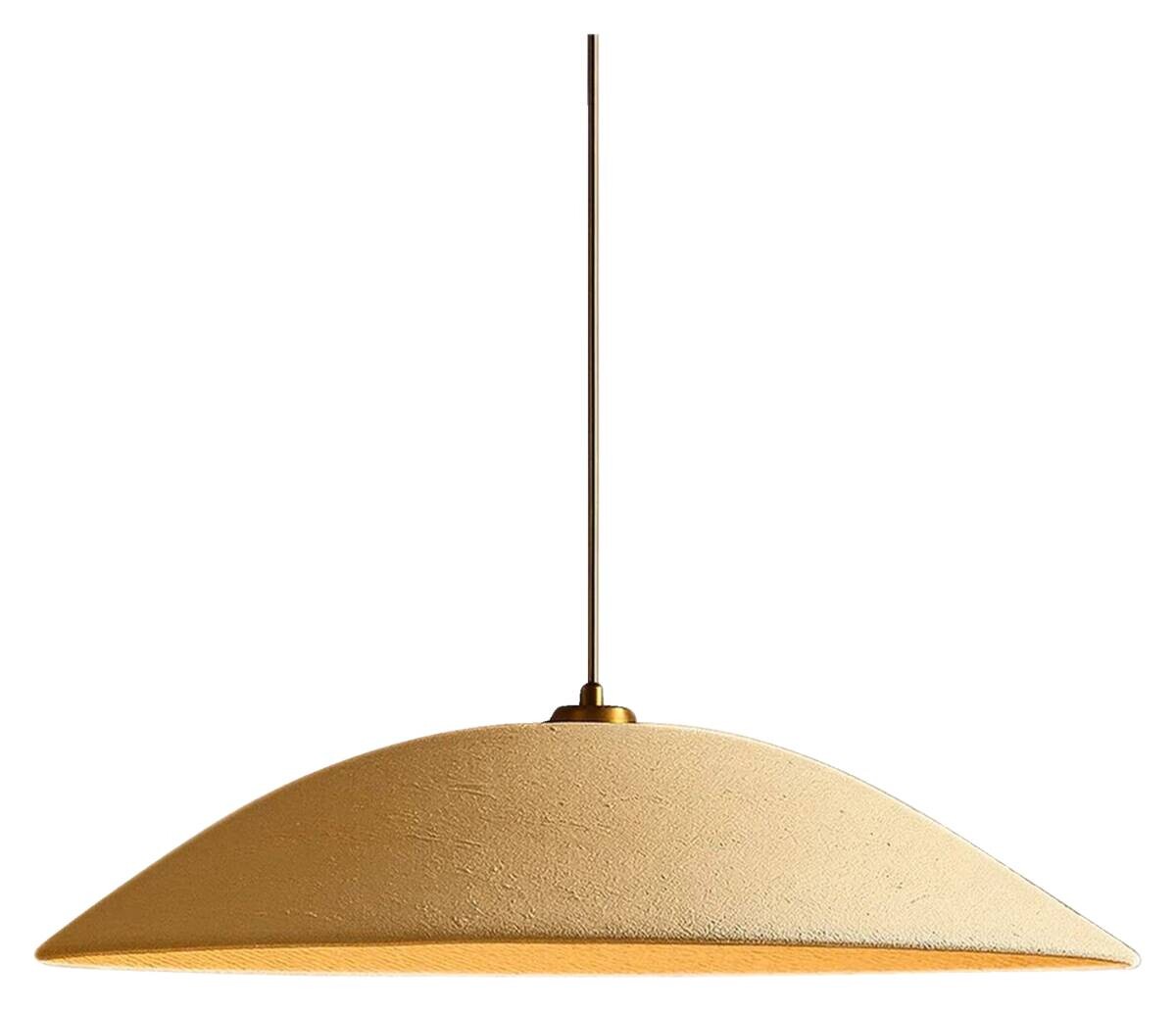 Opviq Pendelleuchte creme gold Metall B/T/L: ca. 48x48x48 cm E27 1 Brennstellen